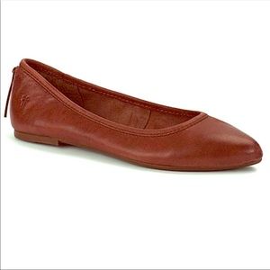 (re-posh) Frye Regina cognac 8.5 pointed flats